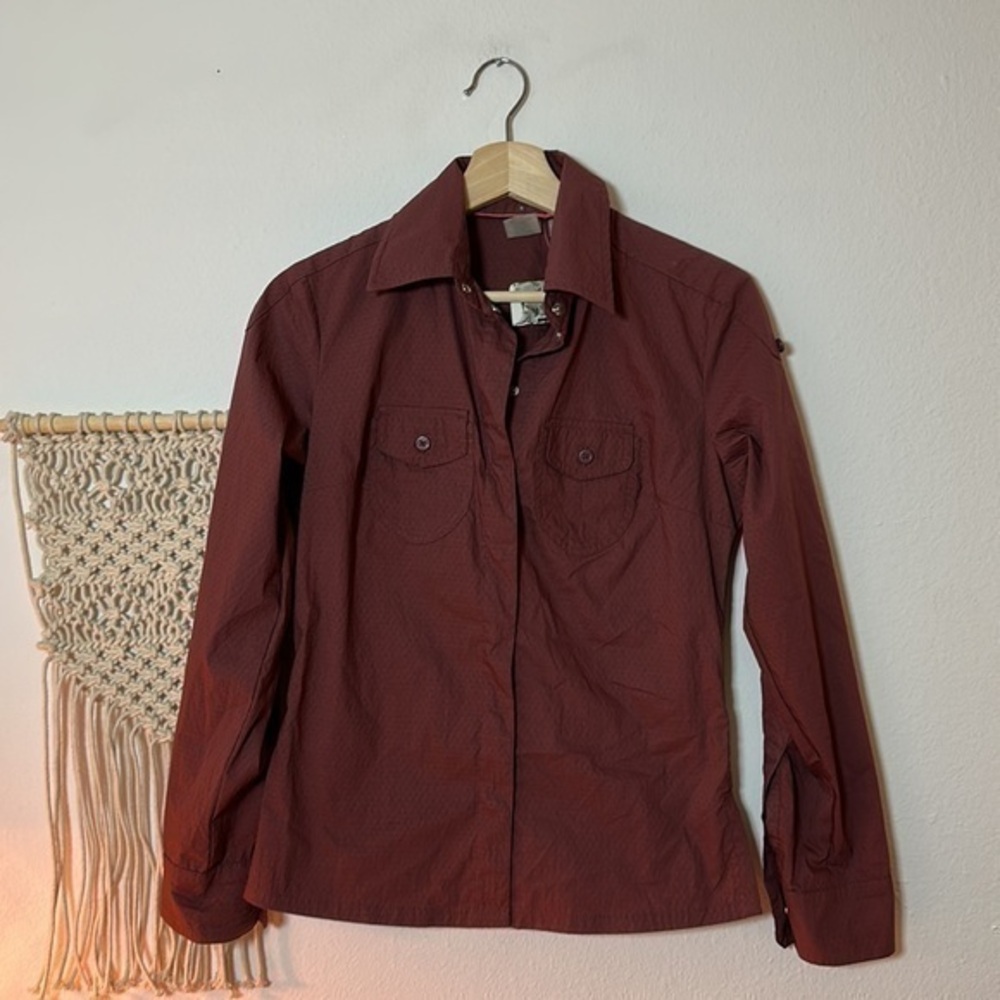 REI Red Bryce Sun Shirt UPF 30+ Long Sleeve Sz.XS NWT!